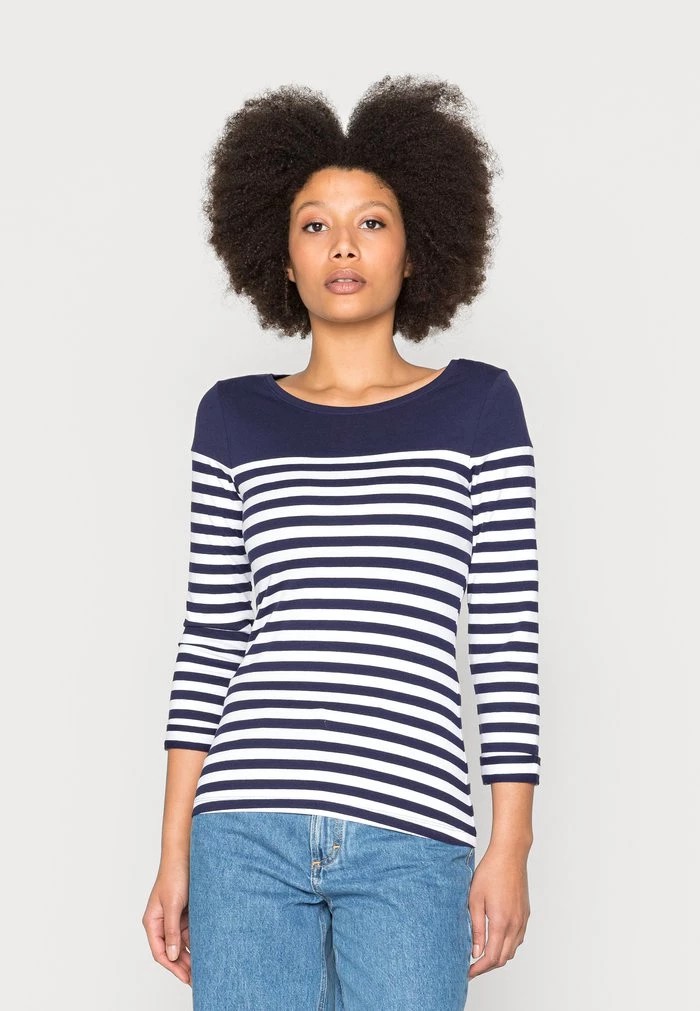 T-Shirt ANNA FIELD Anna Field Long Sleeved Top Bleu Marine Femme | JNQ-9536912